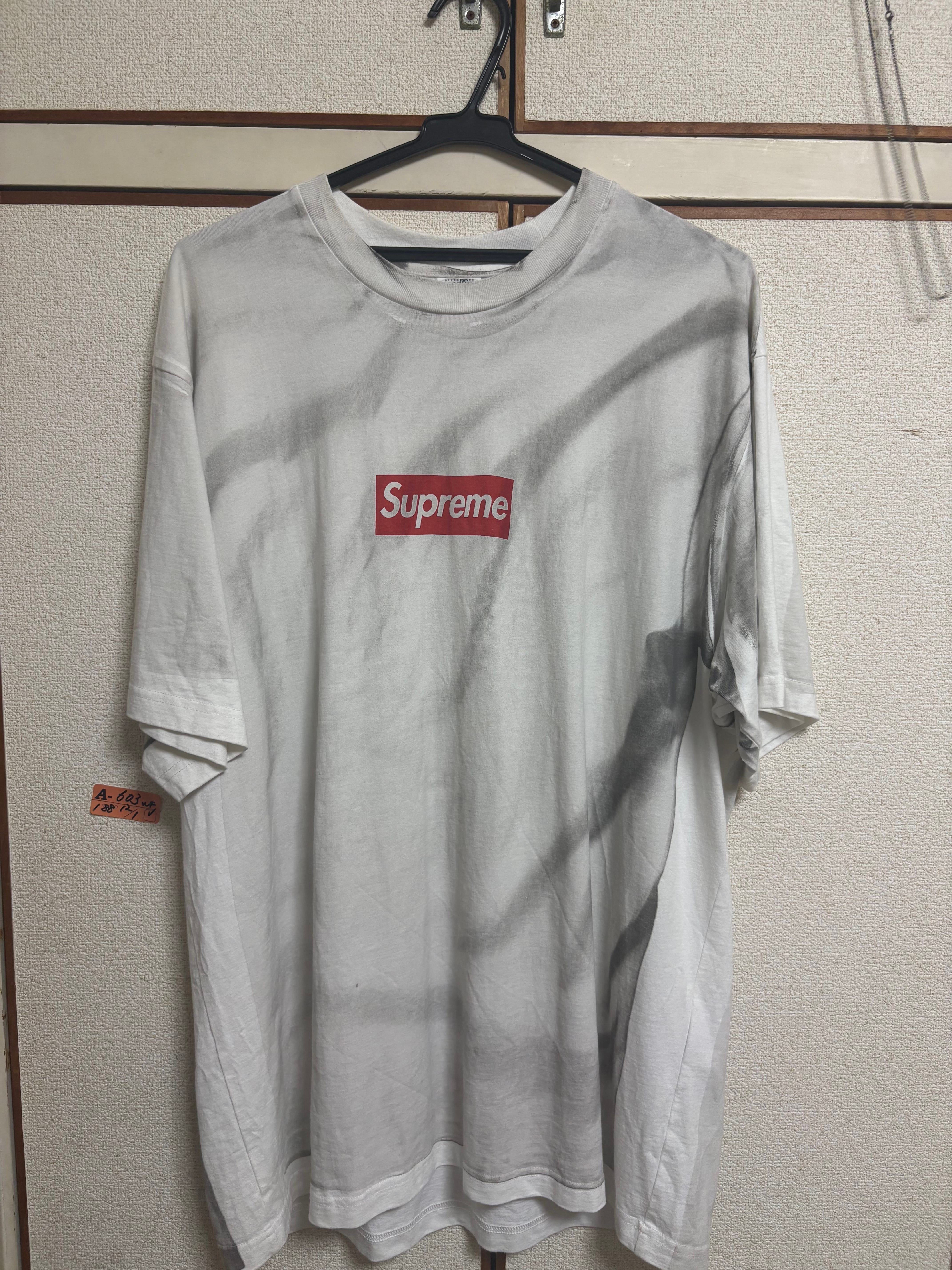 Supreme x MM6 Maison Margiela Box Logo Tee "White"