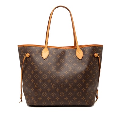 ルイ ヴィトン モノグラム ネヴァーフルMM トートバッグ M41177 ブラウン PVC レザー レディース LOUIS VUITTON 【中古】