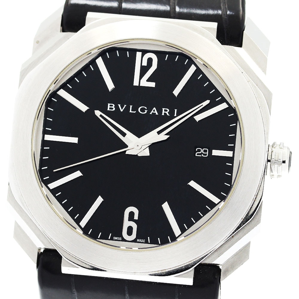 ☆良品  ブルガリ オクト デイト BGO41S 自動巻き メンズ 【中古】