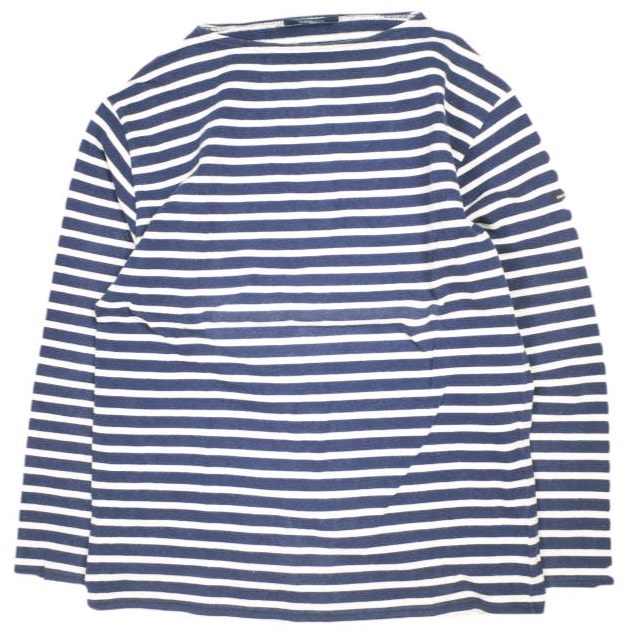 SAINT JAMES セントジェームス フランス製 OUESSANT BORDER ウエッソンボーダー F/5 NAVY/WHITE バスクシャツ ボートネックカットソー トップス g24338