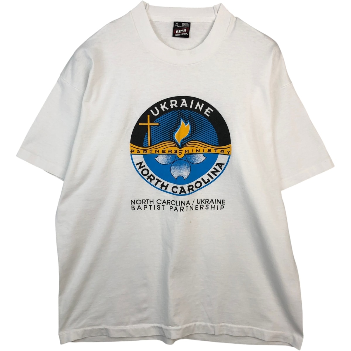 古着 90年代 フルーツオブザルーム FRUIT OF THE LOOM プリントTシャツ USA製 メンズXL相当 ヴィンテージ/eaa636036