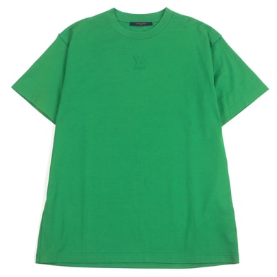 極美品 ルイヴィトン 半袖Tシャツ グリーン メンズ M