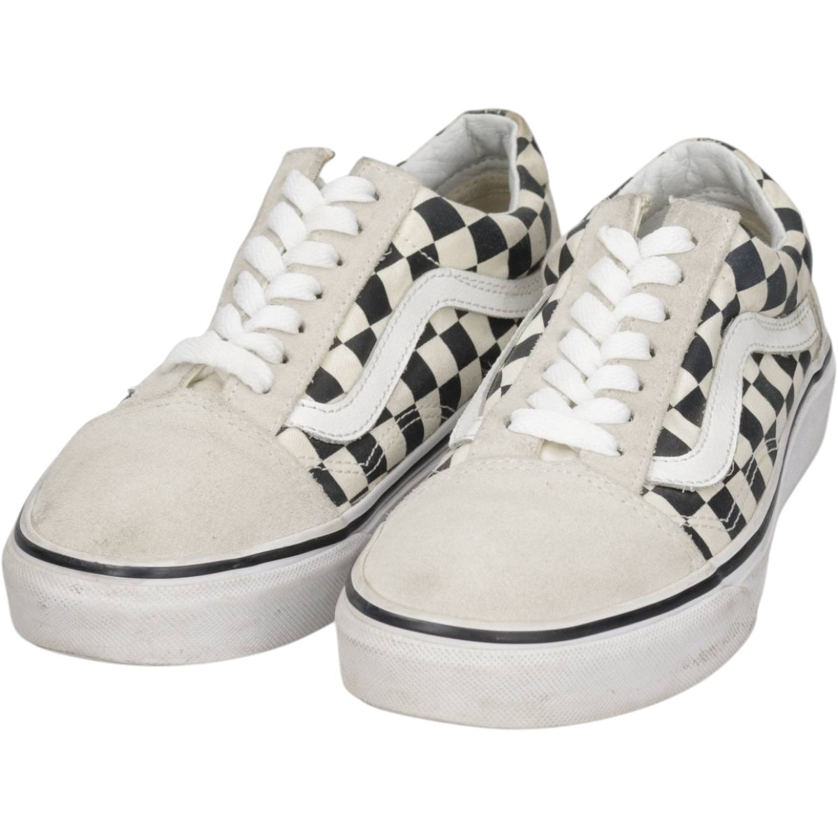 古着 バンズ VANS OLD SKOOL オールドスクール チェッカーフラッグ スニーカー 5.5 レディース22.5cm相当/saa015223