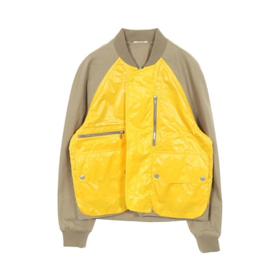エルメス HERMES セリエボタン 衣料品 アウター ナイロン コットン ベージュ メンズ ベージュ系 / イエロー系 *21-5514 【中古】