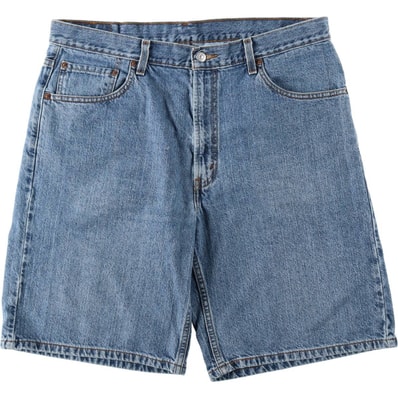 古着 00年代 リーバイス Levi's 550 RELAXED FIT デニムショーツ ハーフパンツ ジョーツ メンズw37相当/eaa620223
