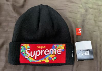 Supreme / Skittles / New Era Beanie "Black"