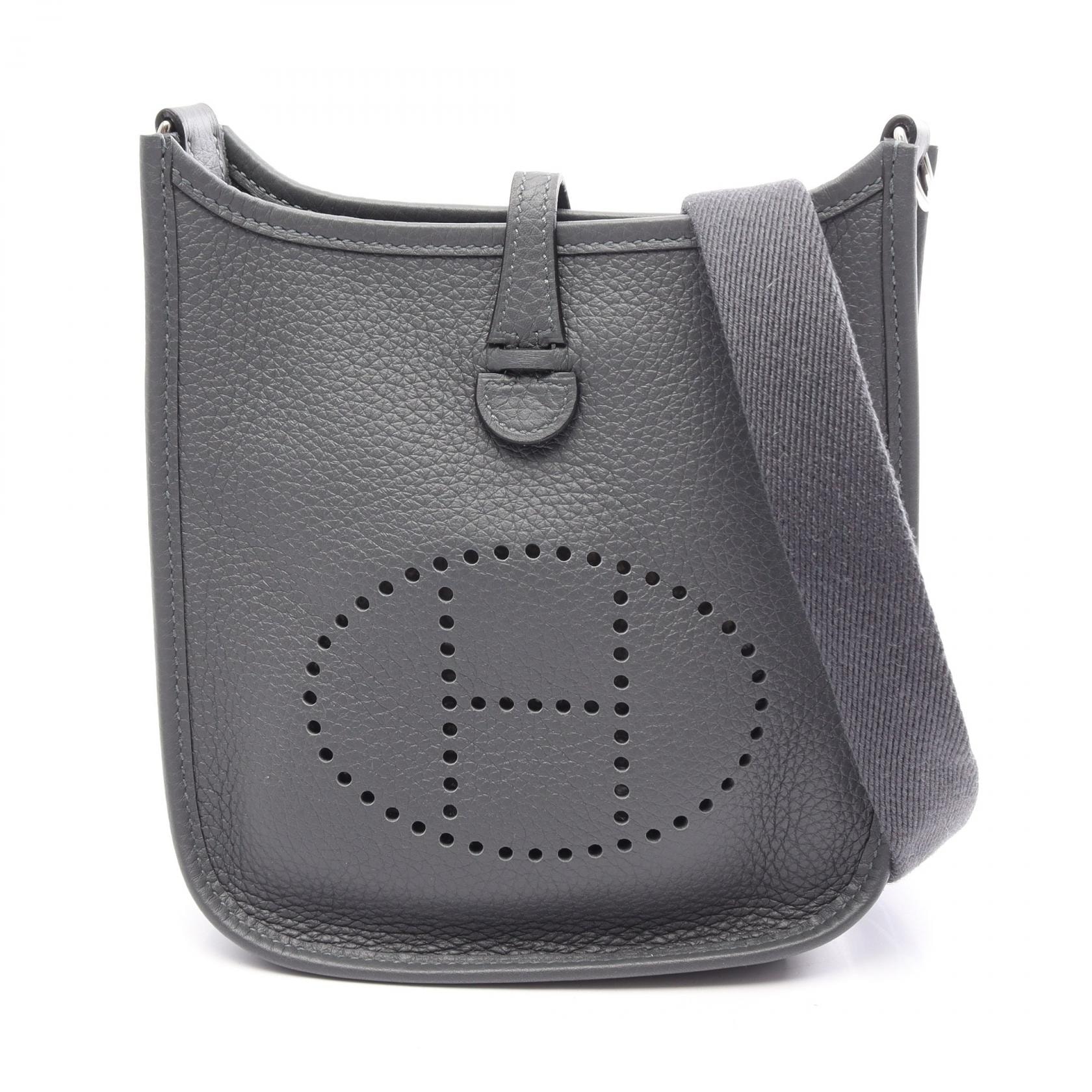 エルメス HERMES エヴリンアマゾンTPM グリミスティ ショルダーバッグ バッグ トリヨンクレマンス トリヨンクレマンス レディース グレー系 【中古】
