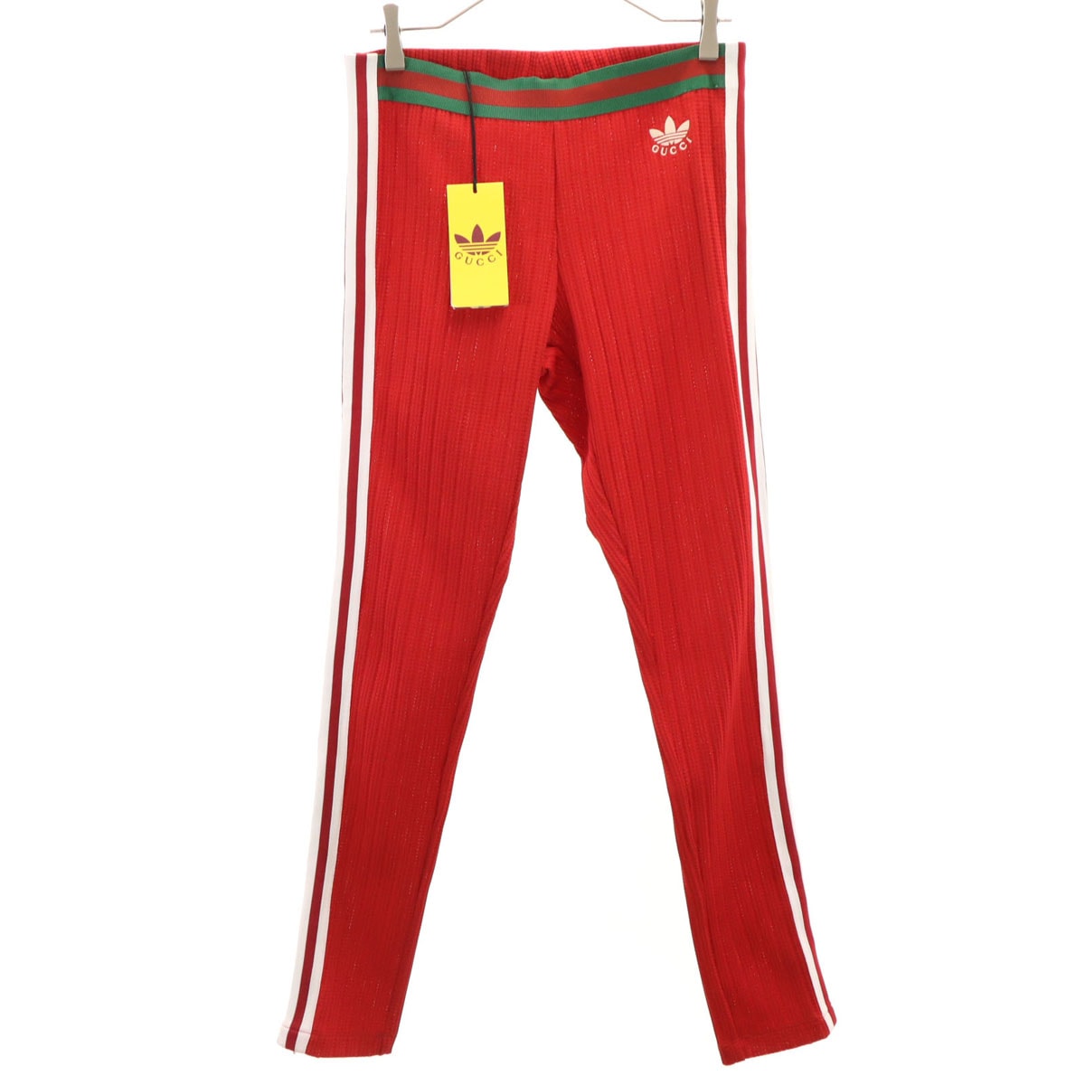 未使用品 Gucci グッチ ワイドパンツ XXXL トラックパンツ イタリア製 二子玉)GUCCI グッチ 未使用 ウェブストライプカラーブロックトラック