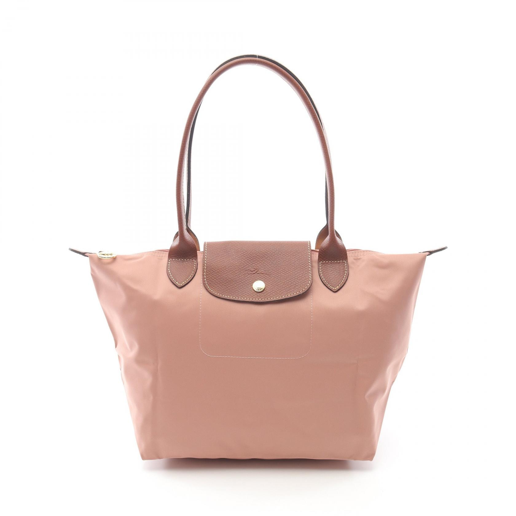 ロンシャン Longchamp LE PLIAGE ORIGINAL M ル プリアージュ オリジナル M トートバッグ バッグ キャンバス レザー レディース ピンク系 / ブラウン系 L2605089P96 【新品】