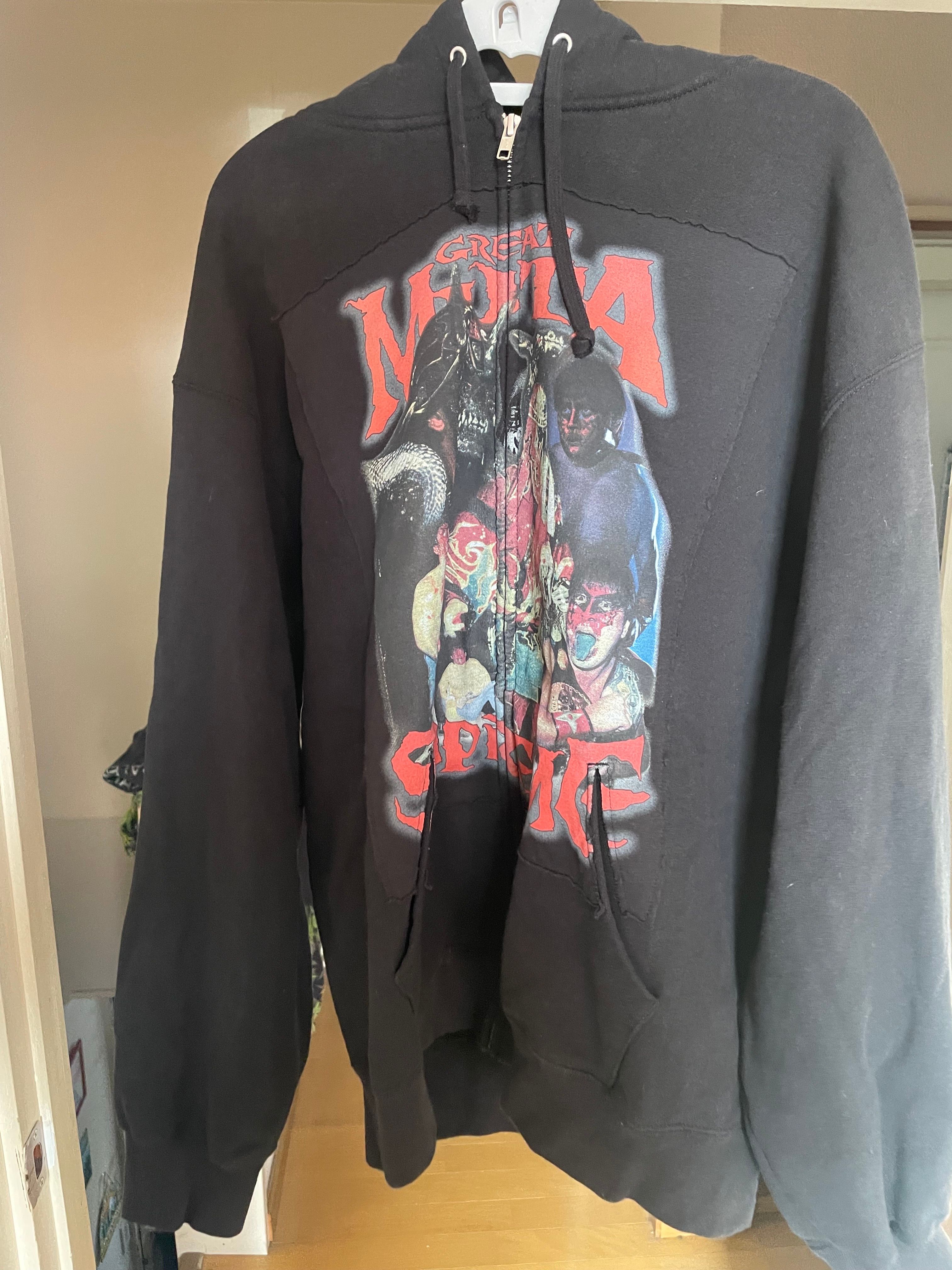 Supreme Muta Zip Up Hooded Sweatshirt "Black"