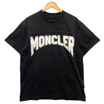 MONCLER モンクレール SS T-SHIRT グリッター ラメ ロゴ プリント 半袖Tシャツ 40813