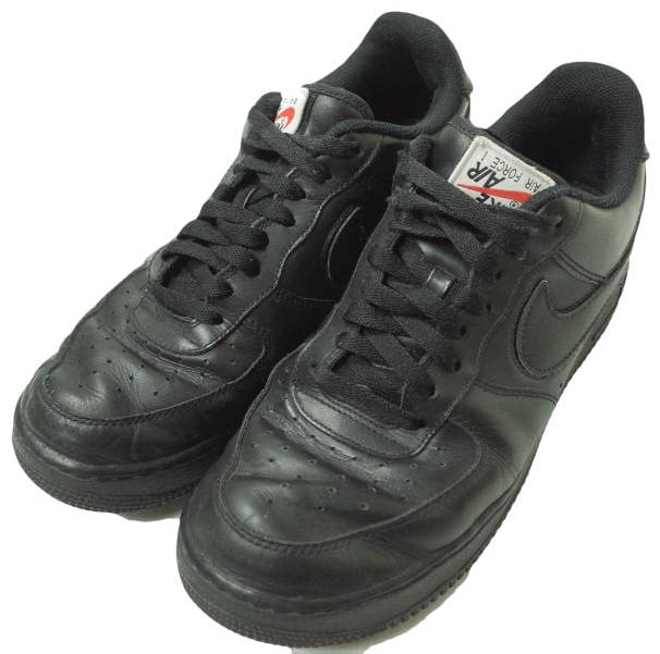 NIKE ナイキ AIR FORCE 1 LOW 07 QS エアフォース1 07 クイックストライク AH8462-002 US9(27cm) BLACK SWOOSH PACK スニーカー シューズ g13559