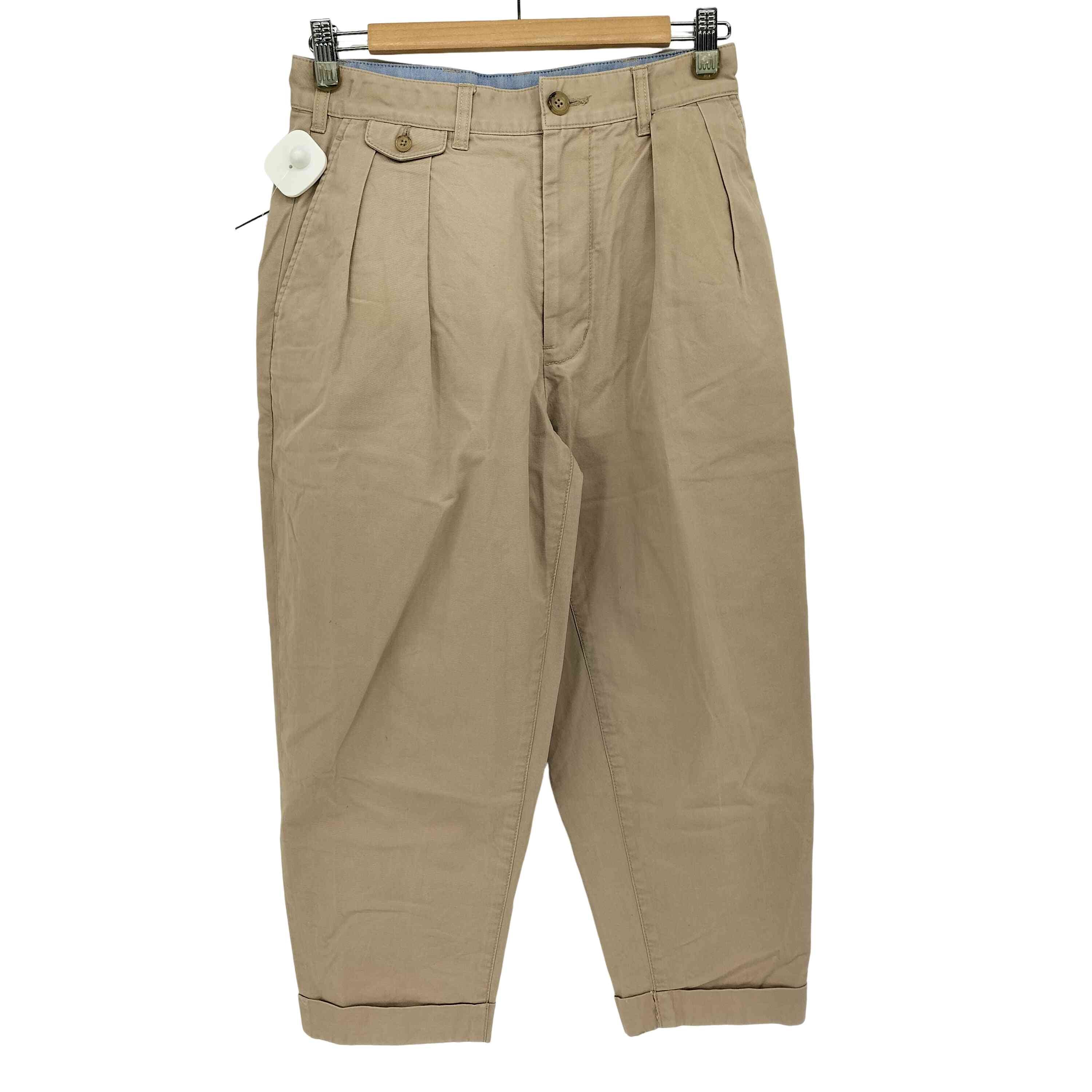 BEAMS + プリーツチノワイドアンクルパンツ【1136424293663】