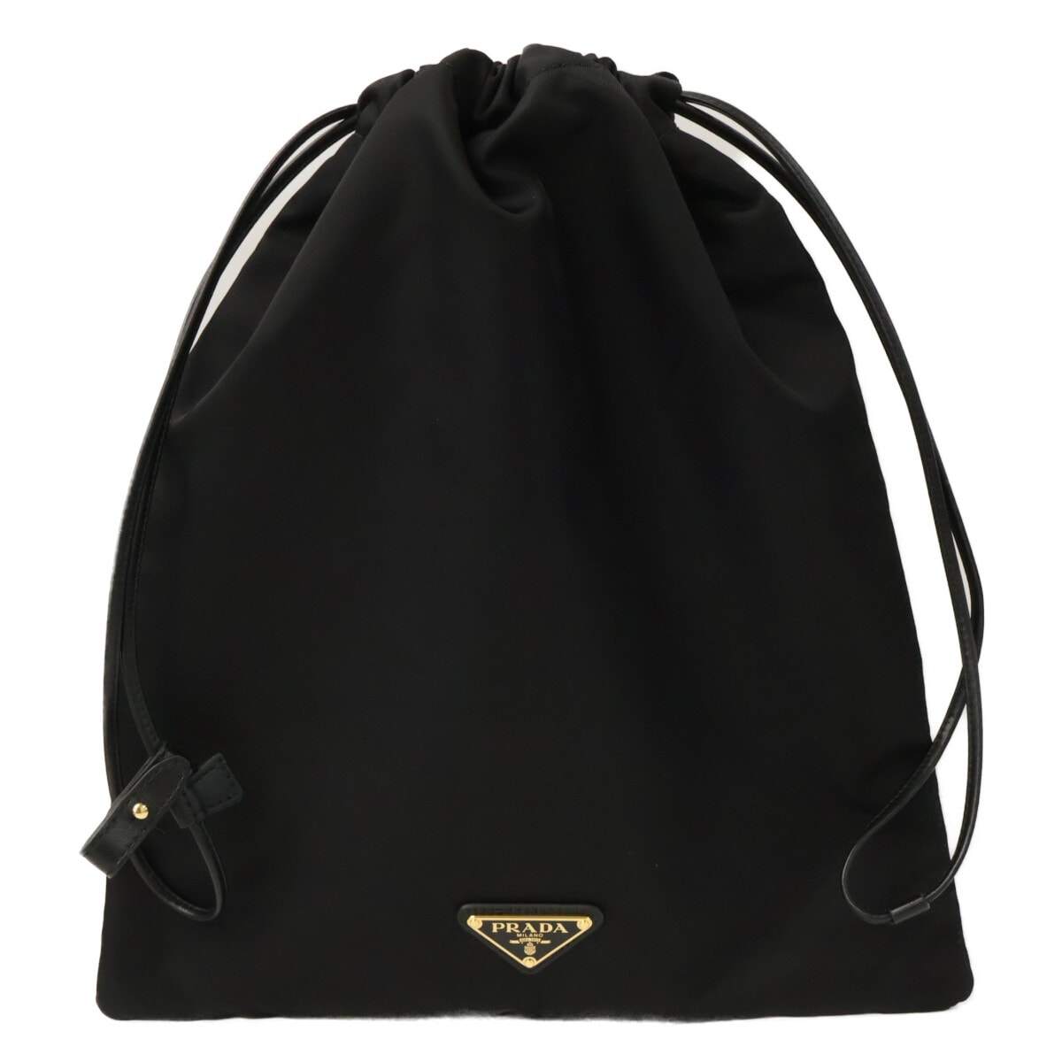 プラダ 美品 1NK001 Re-Nylon トライアングルロゴ ドローストリング ウィッシュポーチ