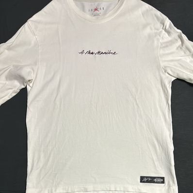 Jordan A ma maniere Long sleeve Tee "Sail"