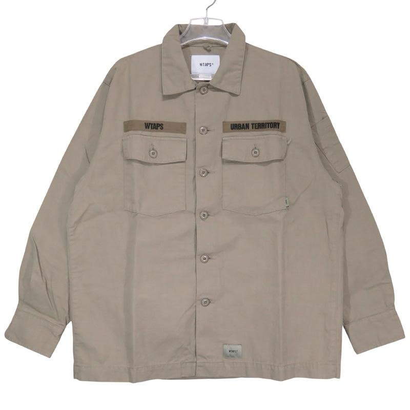 WTAPS Buds / LS / Cotton. Serge "Coyote Brown"