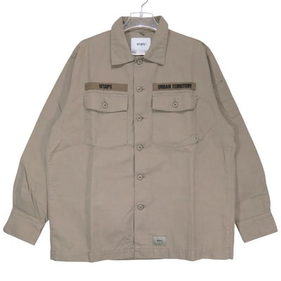 WTAPS Buds / LS / Cotton. Serge "Coyote Brown"
