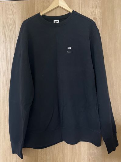 Supreme x The North Face Mountain Crewneck Sweatshirt "Black"