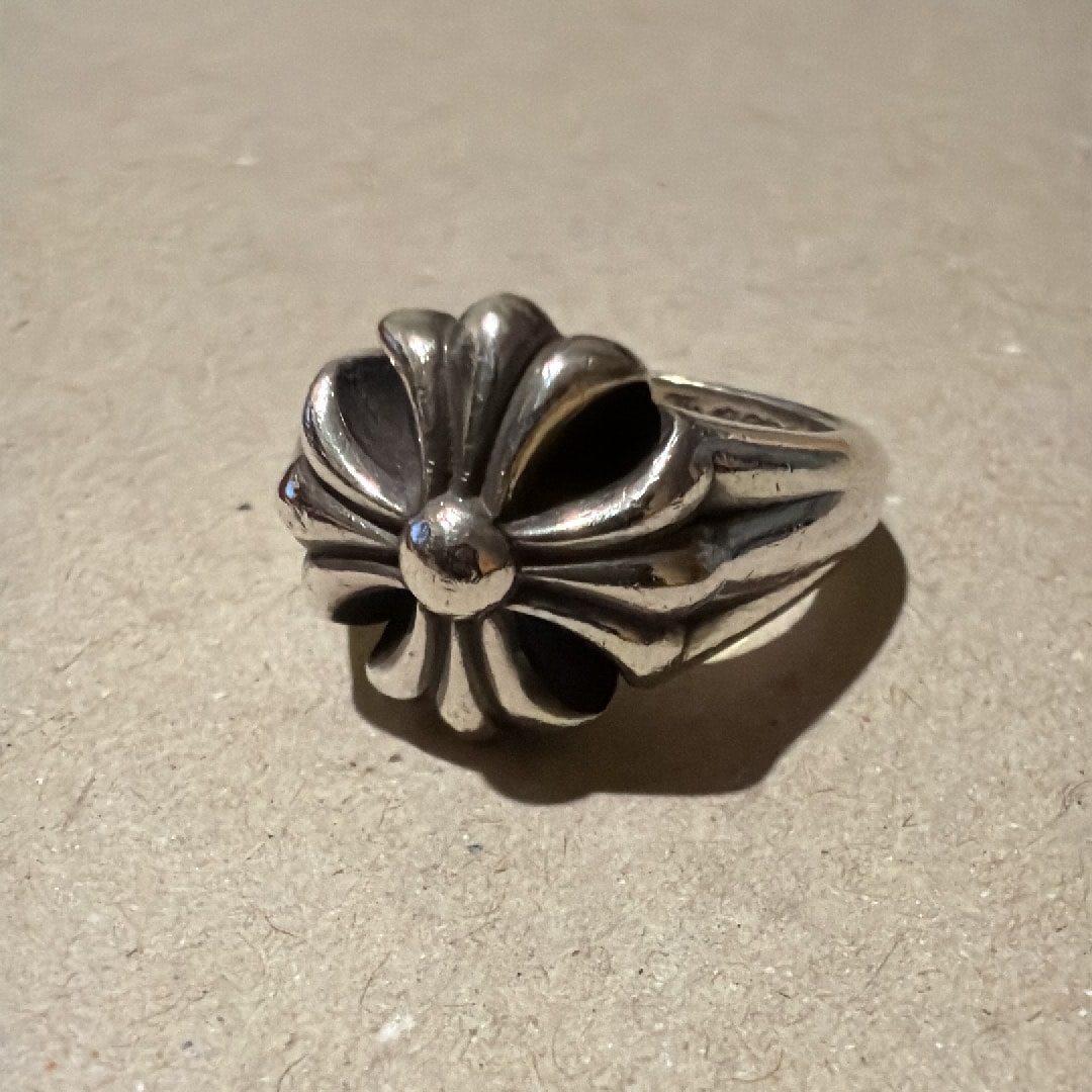 Chrome Hearts Cut Out Ch Plus Ring S "Silver"