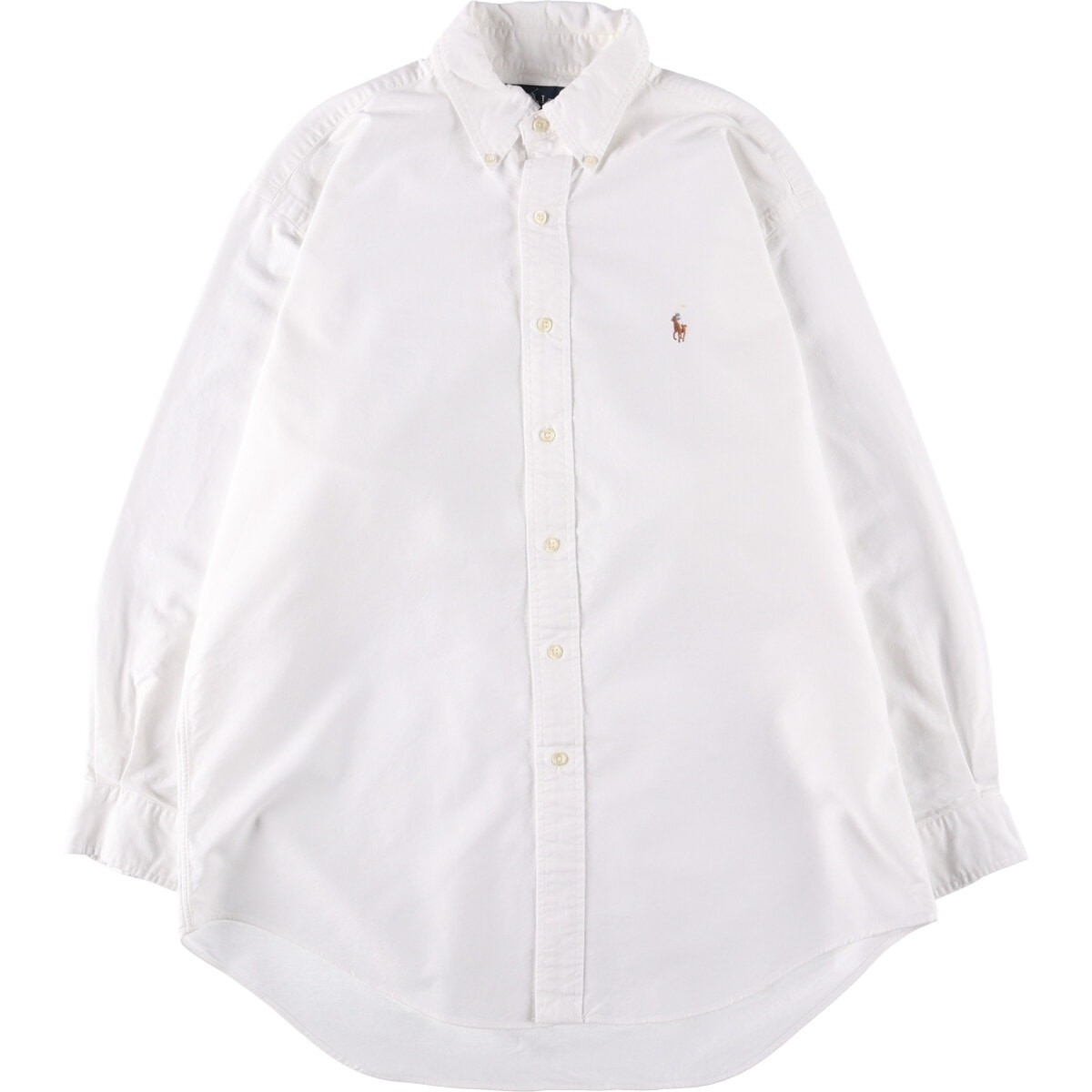 古着 ラルフローレン Ralph Lauren YARMOUTH 長袖 ボタンダウンシャツ メンズL相当/eaa531298