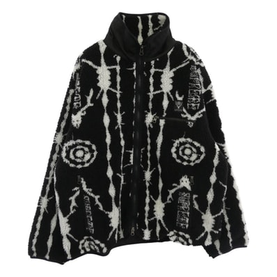 Supreme シュプリーム ジャケット 21SS × SOUTH2 WEST8 Fleece Jacket サウスツー ウエストエイト フリース ジャケット ブラック系 L【中古】