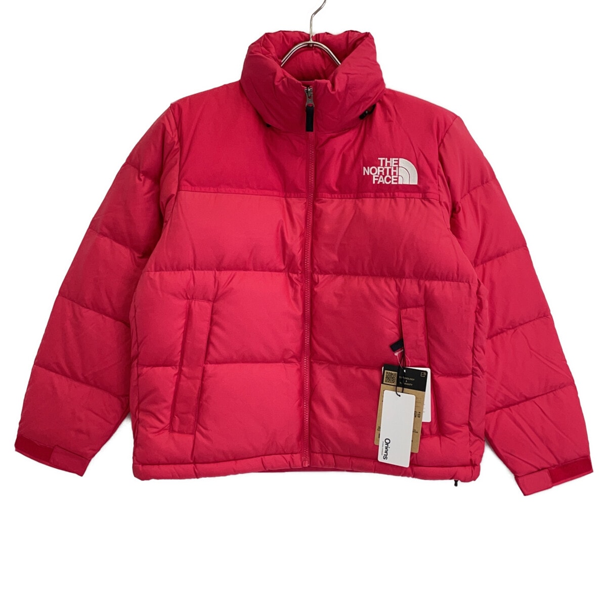 ノースフェイス NDW92335 レッド/CM カーマイン Short Nuptse Jacket ショートヌプシダウンジャケット M