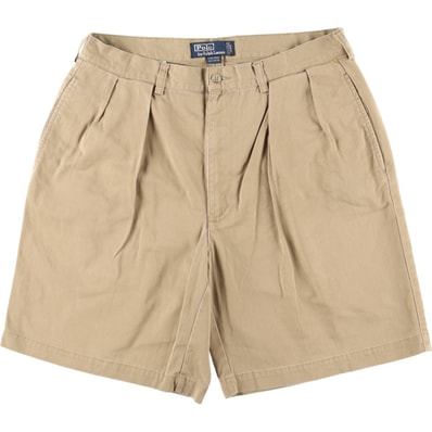 古着 ラルフローレン Ralph Lauren POLO by Ralph Lauren TYLER SHORT ツータック チノショーツ ショートパンツ メンズw34相当/eaa417770