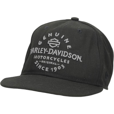 古着 ニューエラ NEW ERA Harley-Davidson ハーレーダビッドソン ベースボールキャップ 6パネルキャップ フリーサイズ相当/gaa006848