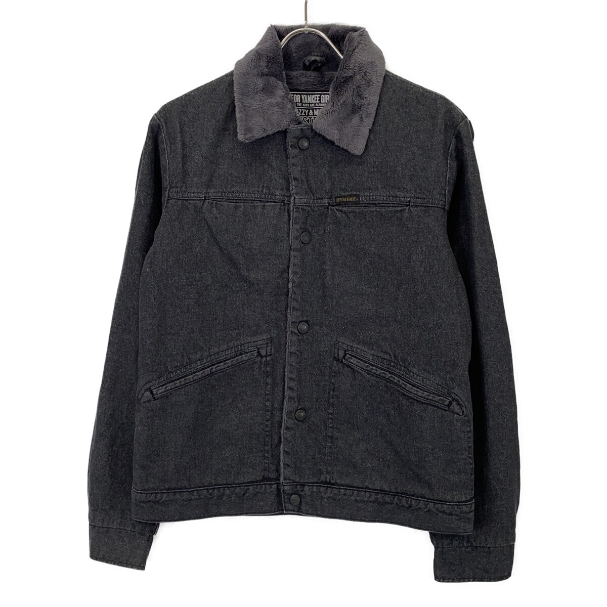 ヒステリックグラマー 02213AB13 刺繍 デニムボアジャケット