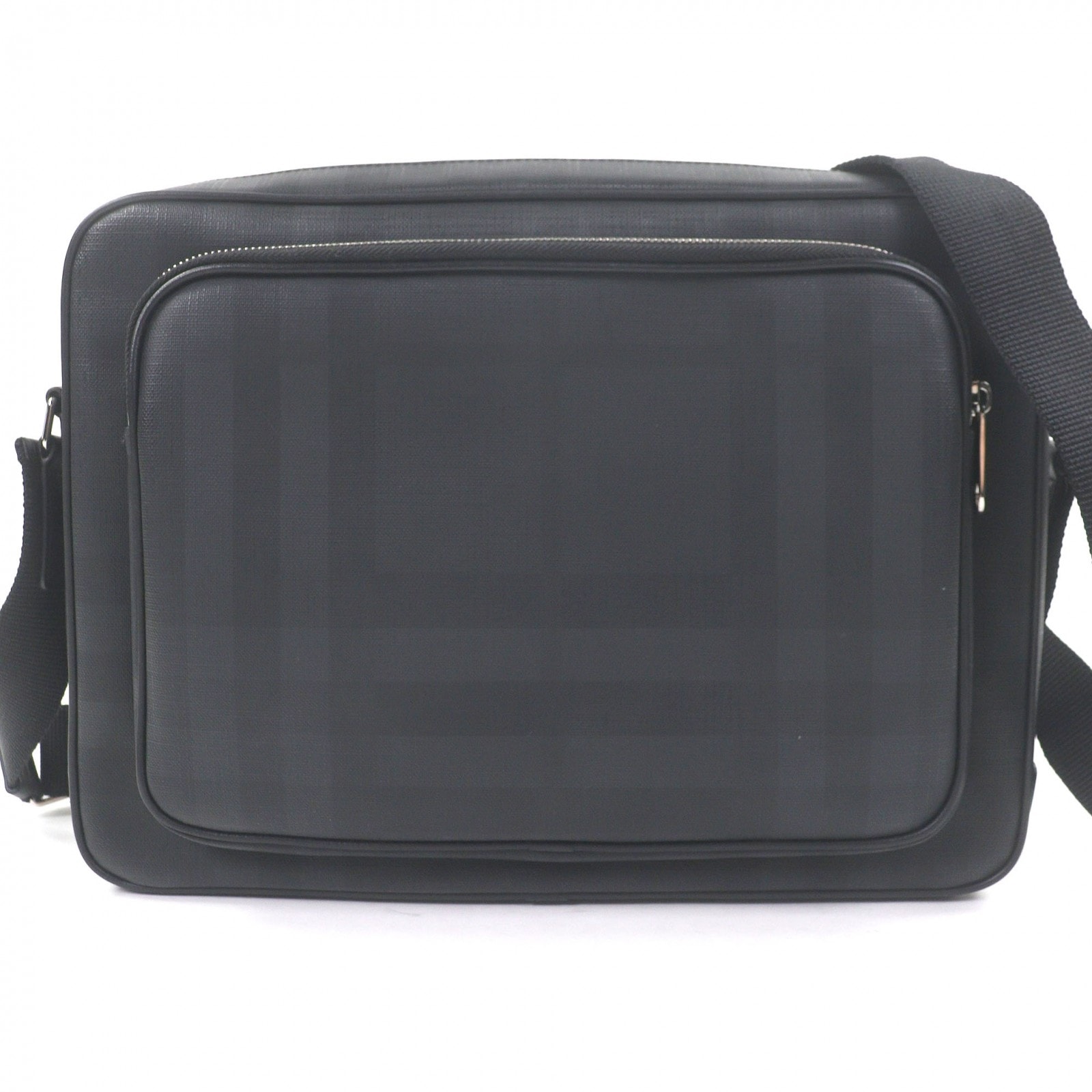 極美品 バーバリー ショルダーバッグ ブラック メンズ 8013987