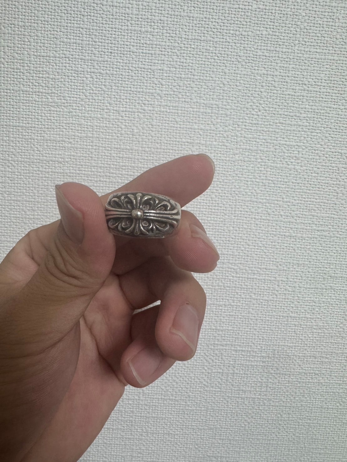 Chrome Hearts Floral Cross Ring "Silver"