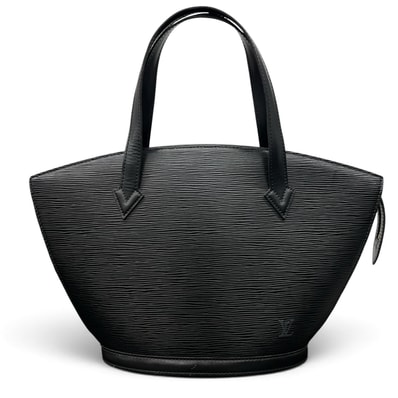 LOUIS VUITTON 美品 ルイヴィトン サンジャック エピ ノワール ハンドバッグ M40862 レザー VI0926 ブラック Y2K ヴィンテージ LV ABランク 中古 鑑定済 ヴィトンバッグ