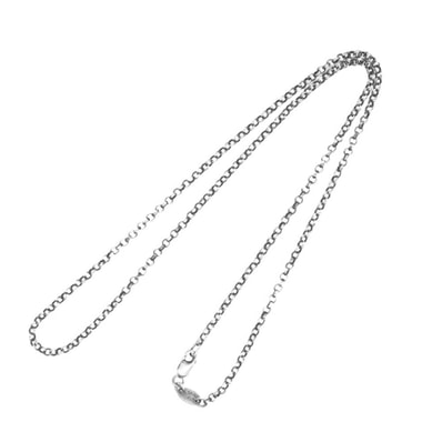 CHROME HEARTS クロムハーツ(原本無) ネックレス NECKCHAIN R18 18inch 18インチ ロール チェーン ネックレス シルバー系【中古】