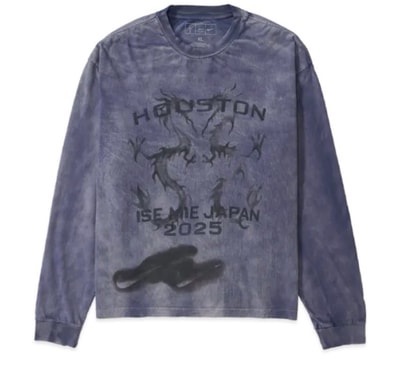 Travis Scott Cactus Jack x Fragment x Nike Houston To Ise Mie Longsleeve "Black"