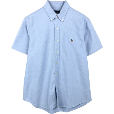 古着 ラルフローレン Ralph Lauren 半袖 ボタンダウンシャツ メンズL相当/eaa652244