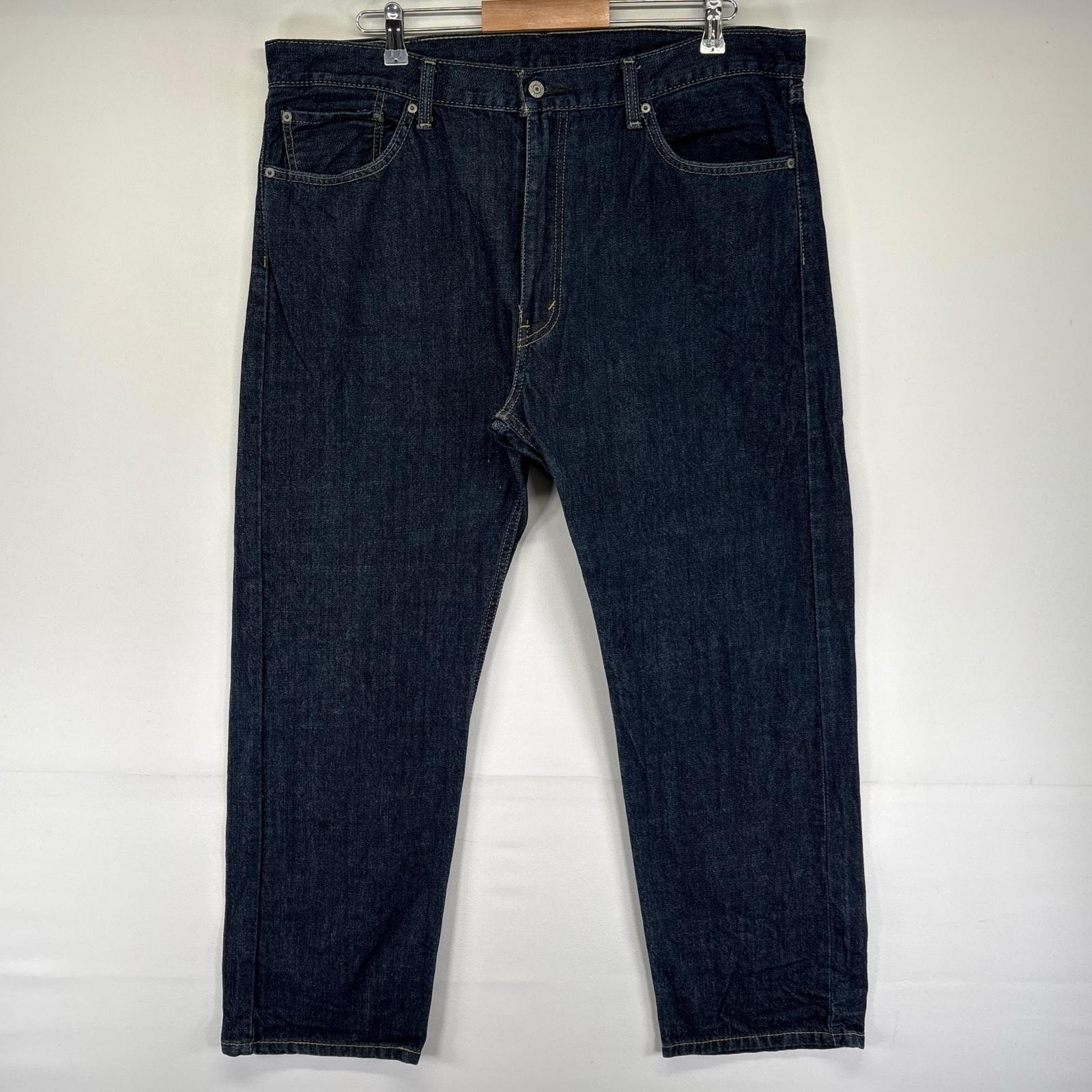 古着 リーバイス Levi's デニム パンツ 505 5ポケット 大きいサイズ ジッパーフライ ジーンズ ジーパン W40 L30  ブルー系 メンズ