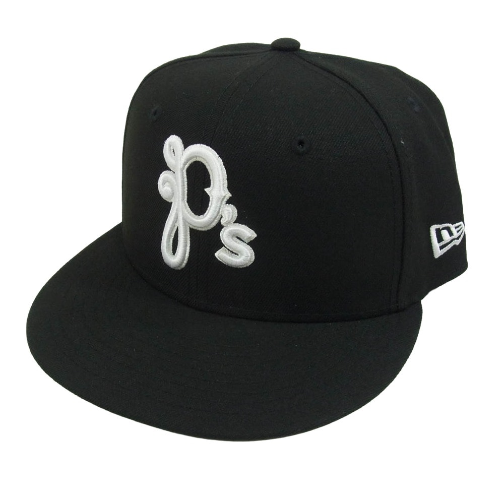 NEW ERA ニューエラ キャップ Paper Planes ペーパープレーンズ Ps ロゴ キャップ ブラック系 7 1/4【美品】【中古】