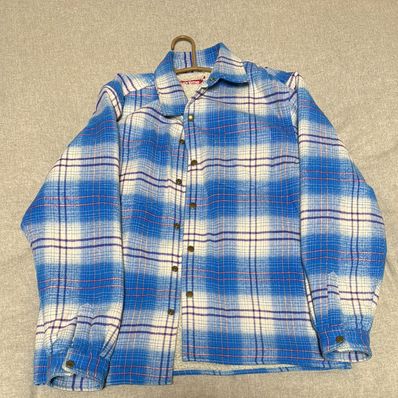 Supreme Lined Flannel Snap Shirt "Blue"