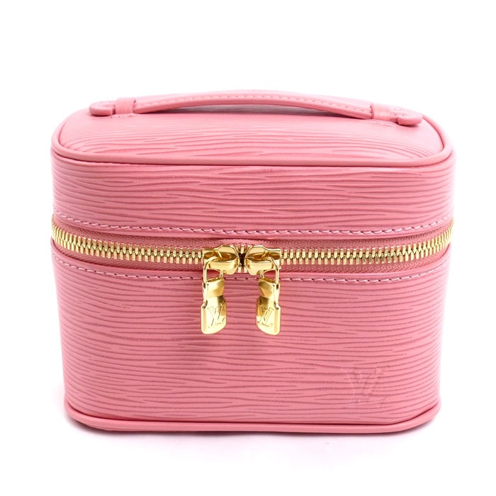 LOUIS VUITTON ルイ・ヴィトン ニース ナノ ポーチ エピ テンダー ブリスピンク M25857 IC レディース【中古】【美品】