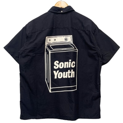HYSTERIC GLAMOUR ヒステリックグラマー Sonic Youth ソニックユース プルオーバー 半袖シャツ 52091