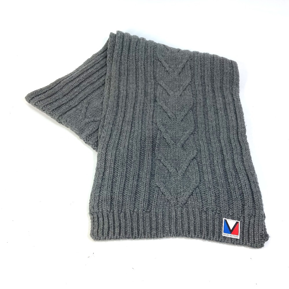 ルイヴィトン LOUIS VUITTON エシャルプ・クライマーV M75369 マフラー ウール グレー