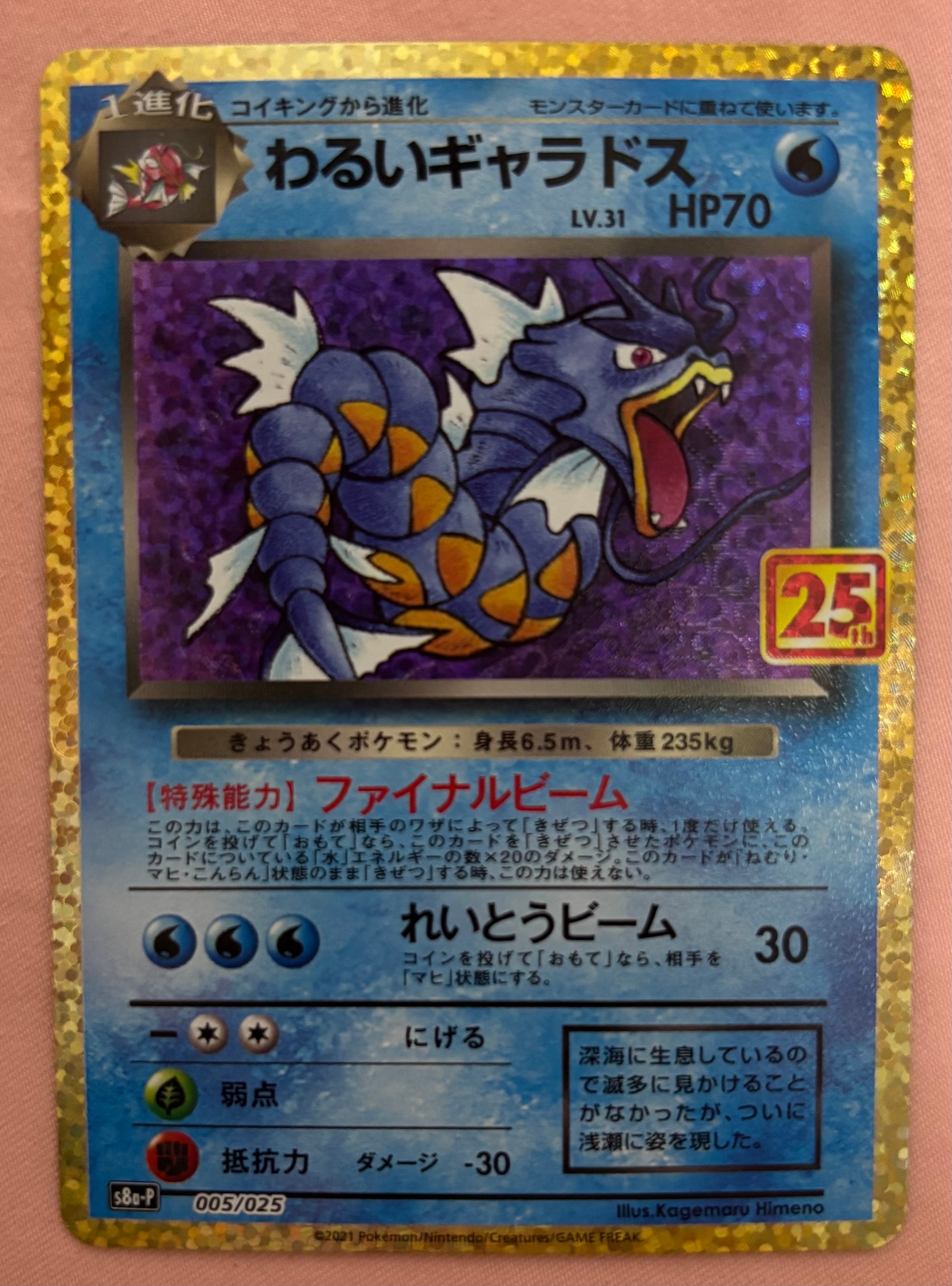 わるいギャラドス: プロモ[S8a-P 005/025](プロモカードパック 25th ANNIVERSARY edition)
