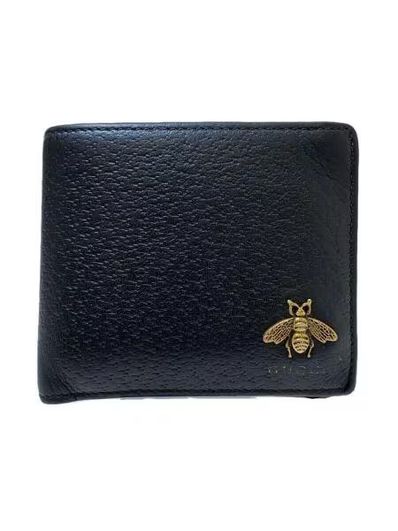 GUCCI Animalier Leather Coin Wallet