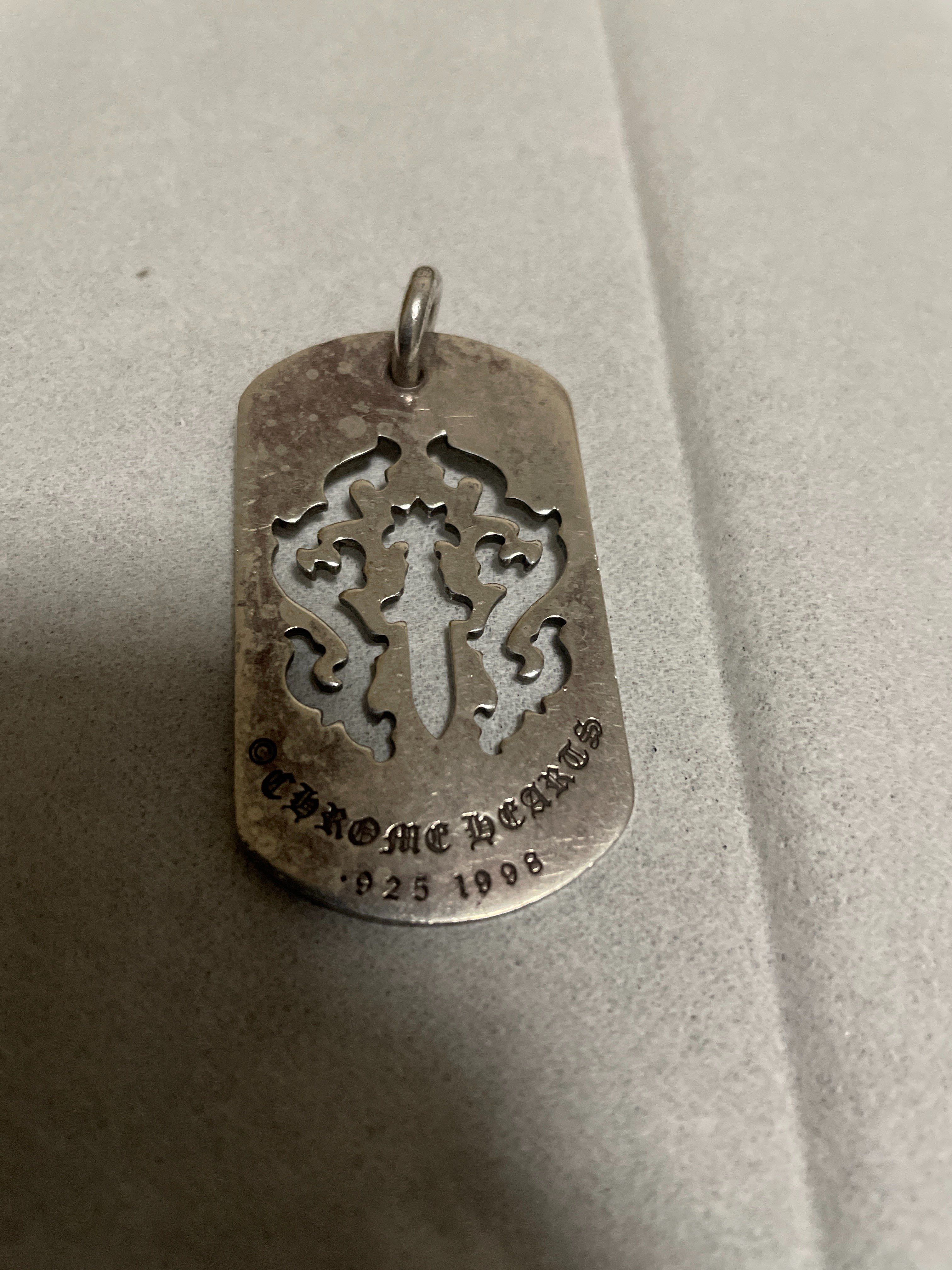 Chrome Hearts Dog Tag Dagger "Silver"