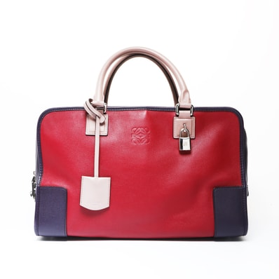 ロエベ LOEWE アマソナ36 アナグラム ハンドバッグ【中古】