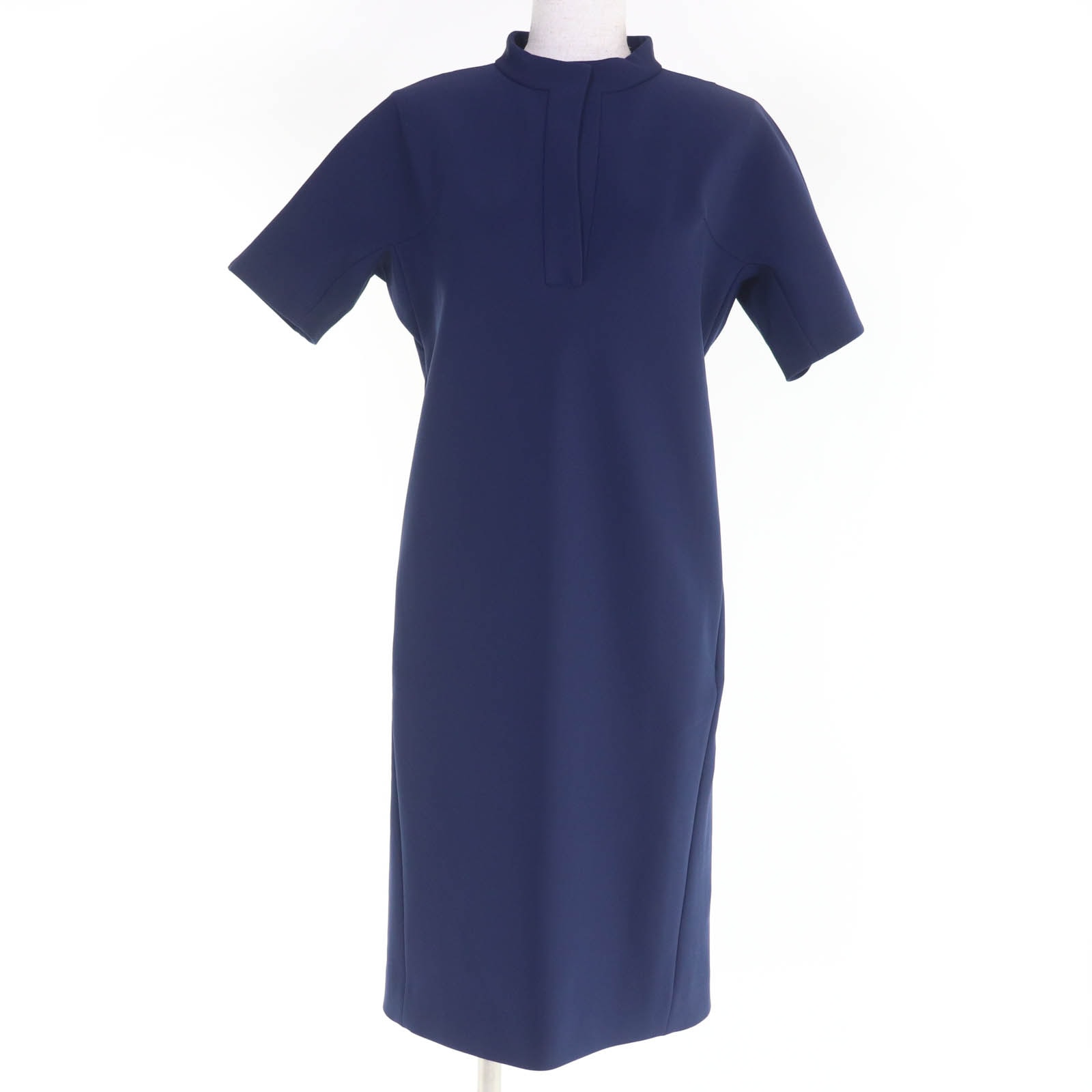 極美品 メゾンマルジェラ4 ワンピース ネイビー 38 S31CT0718