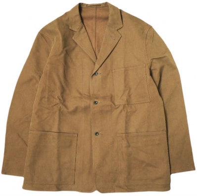 Graphpaper グラフペーパー 18AW 日本製 Cotton Double Cloth jacket コットンダブルクロスジャケット GM183-20055 2 BROWN アウター g21629