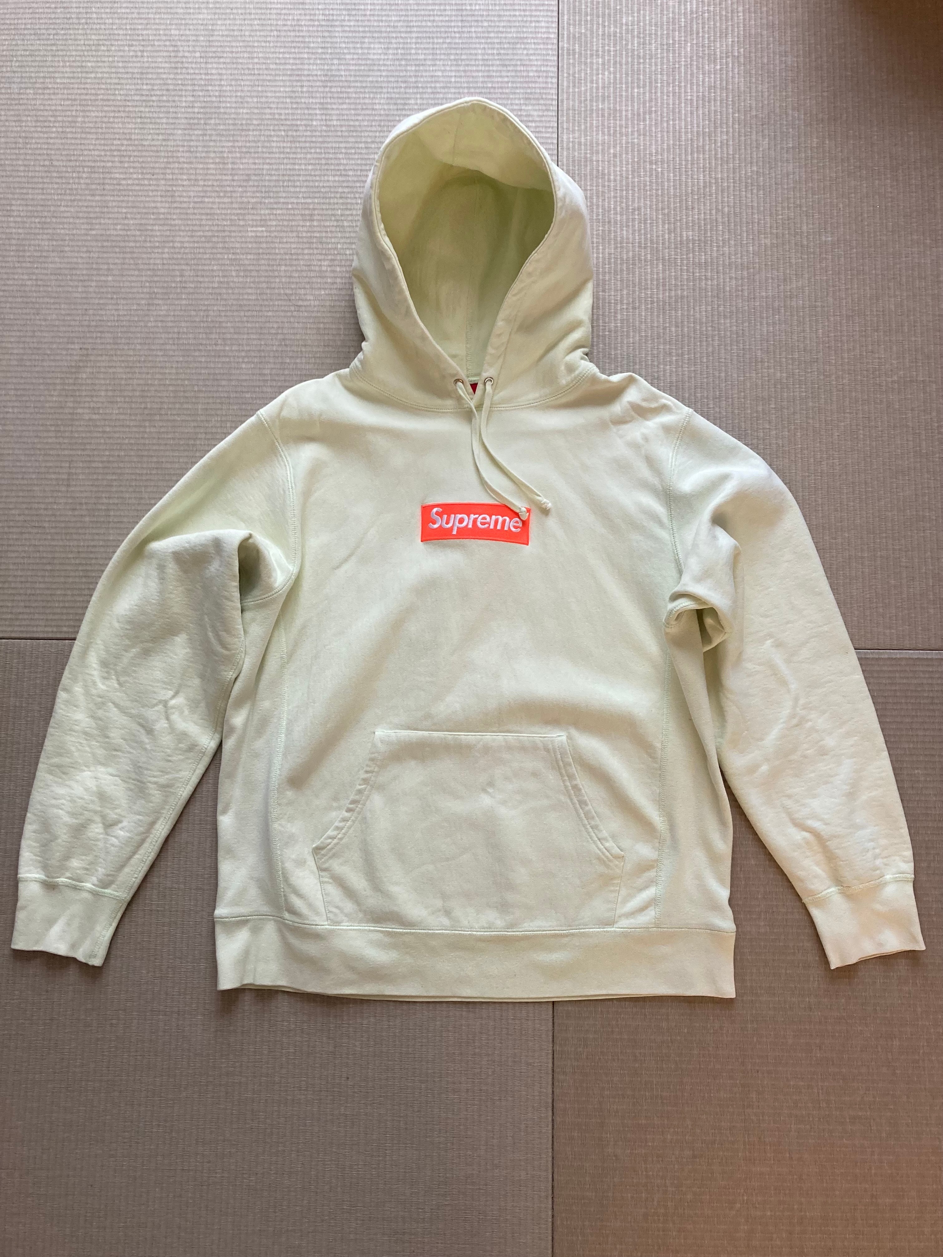 Supreme Box Logo Hooded Sweatshirt "Pale Lime" (17FW)