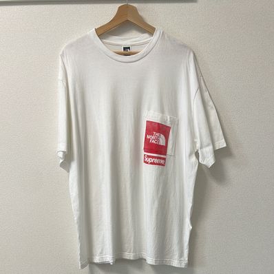 Supreme x The North Face Printed Pocket Tee "White"