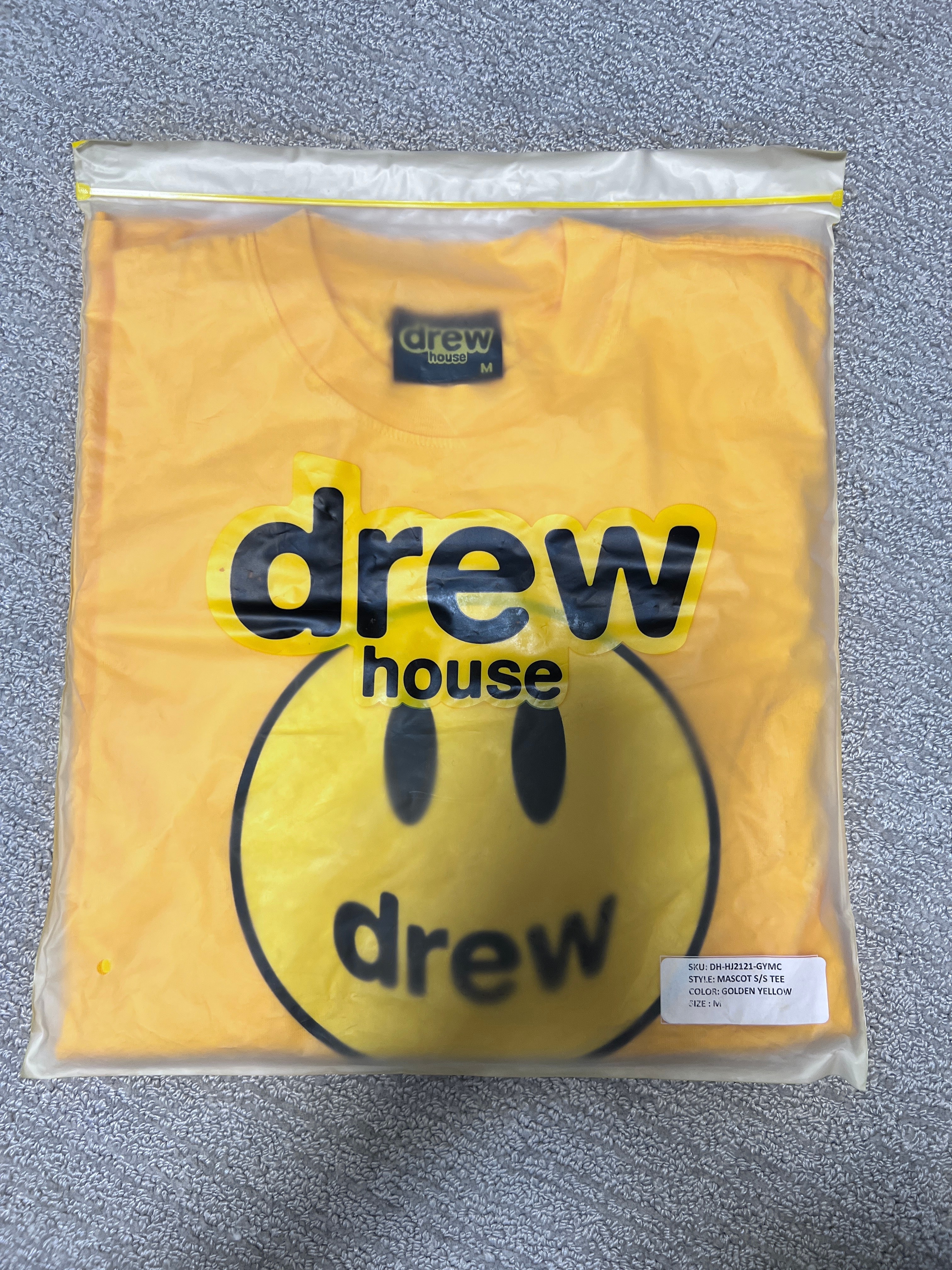 drew house mascot ss tee "Golden Yellow"